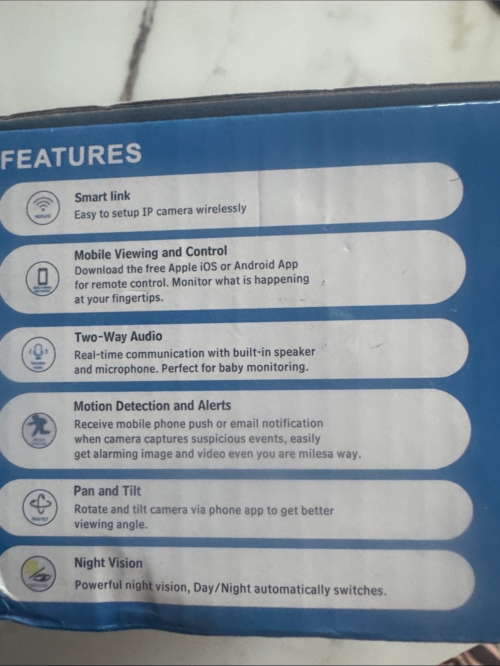 Wireless Network Camera - White - Picture 5 of 5